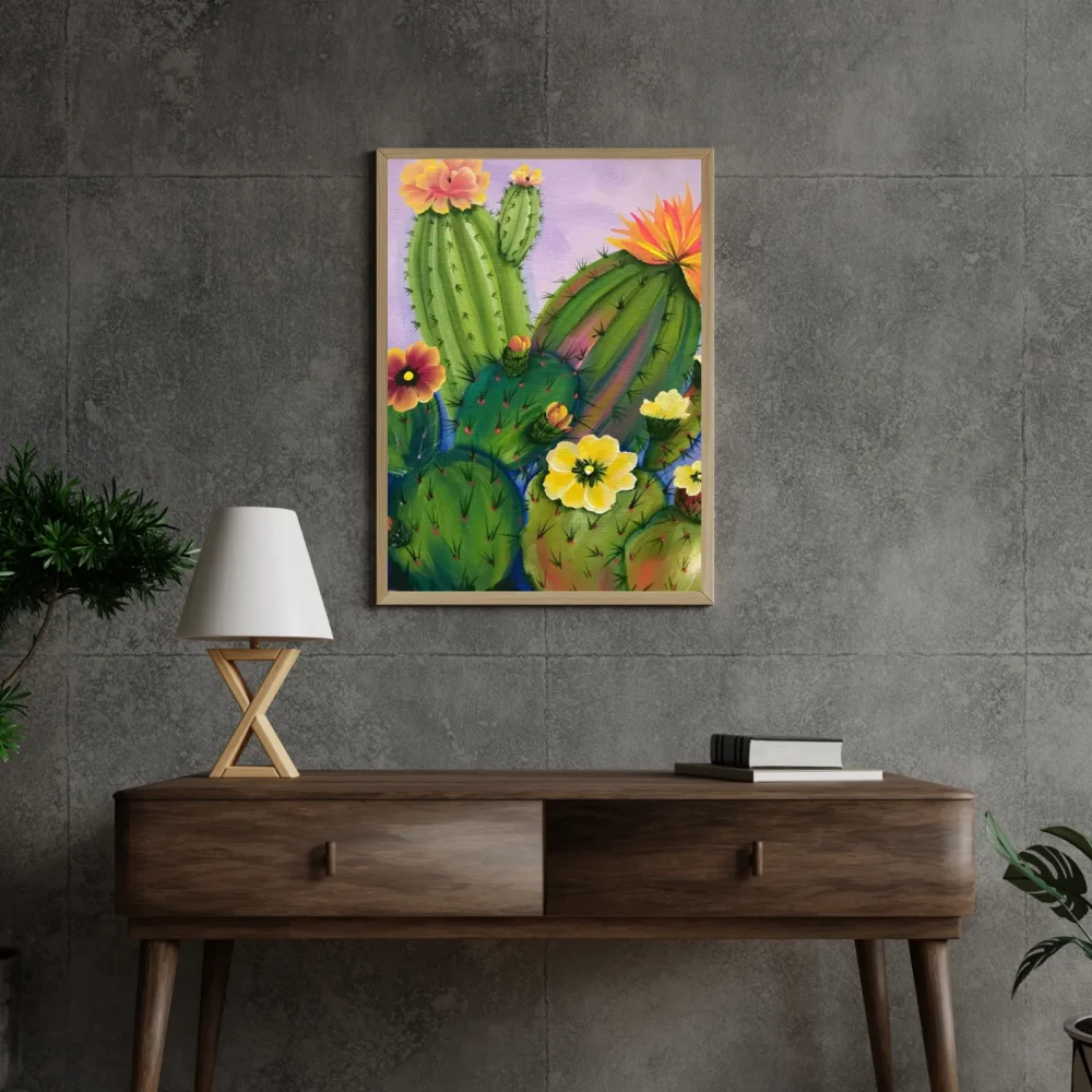 Pintar por números Flores y cactus – foto 4