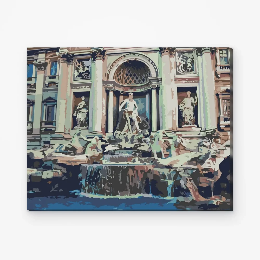 Pintar por Números - Fontana de Trevi