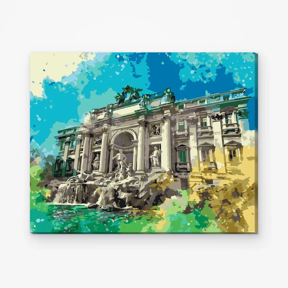 Pintar por Números - Fontana de Trevi 2