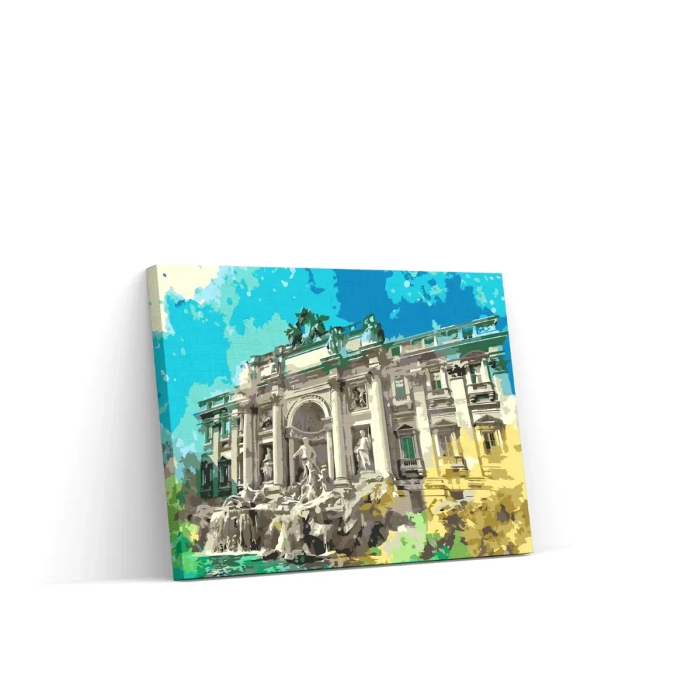 Pintar por números Fontana de Trevi 2