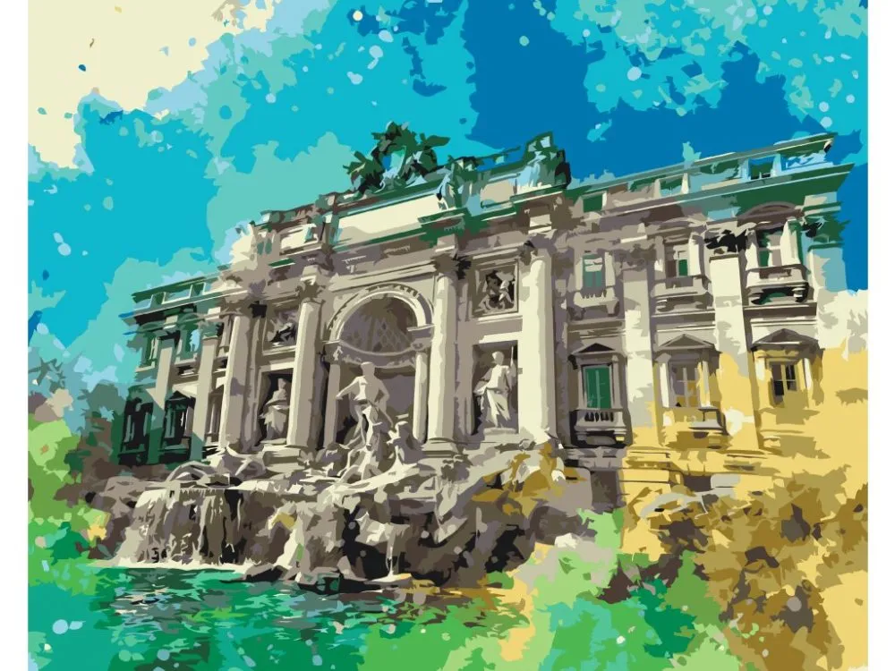 Pintar por números Fontana de Trevi 2 – foto 2