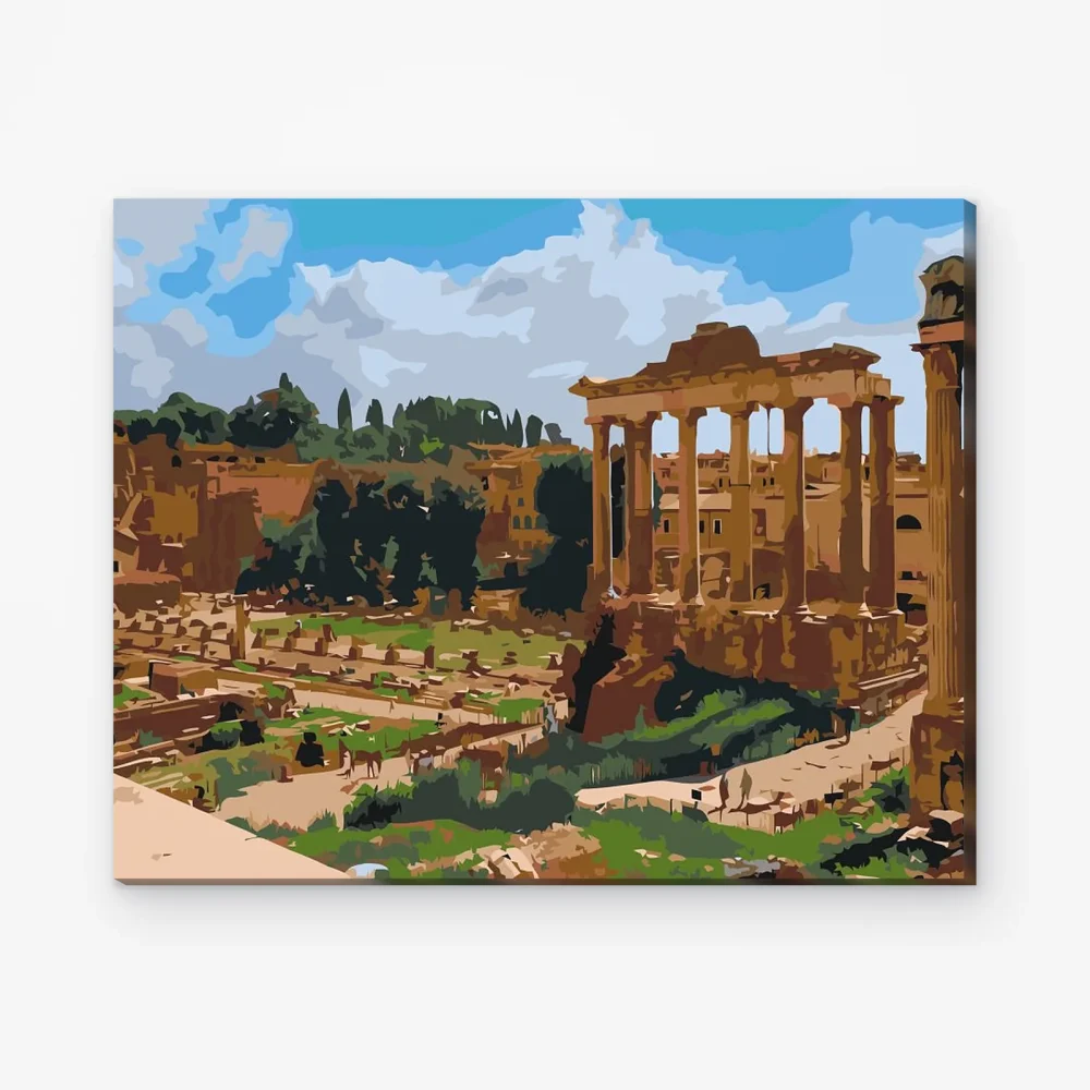 Pintar por Números - Foro Romano, Roma