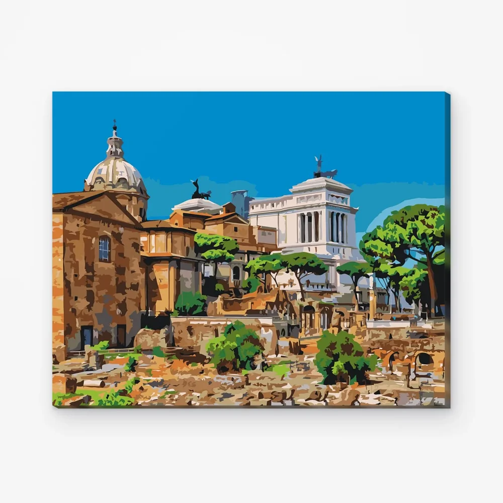 Pintar por Números - Foro Romano, Roma 2