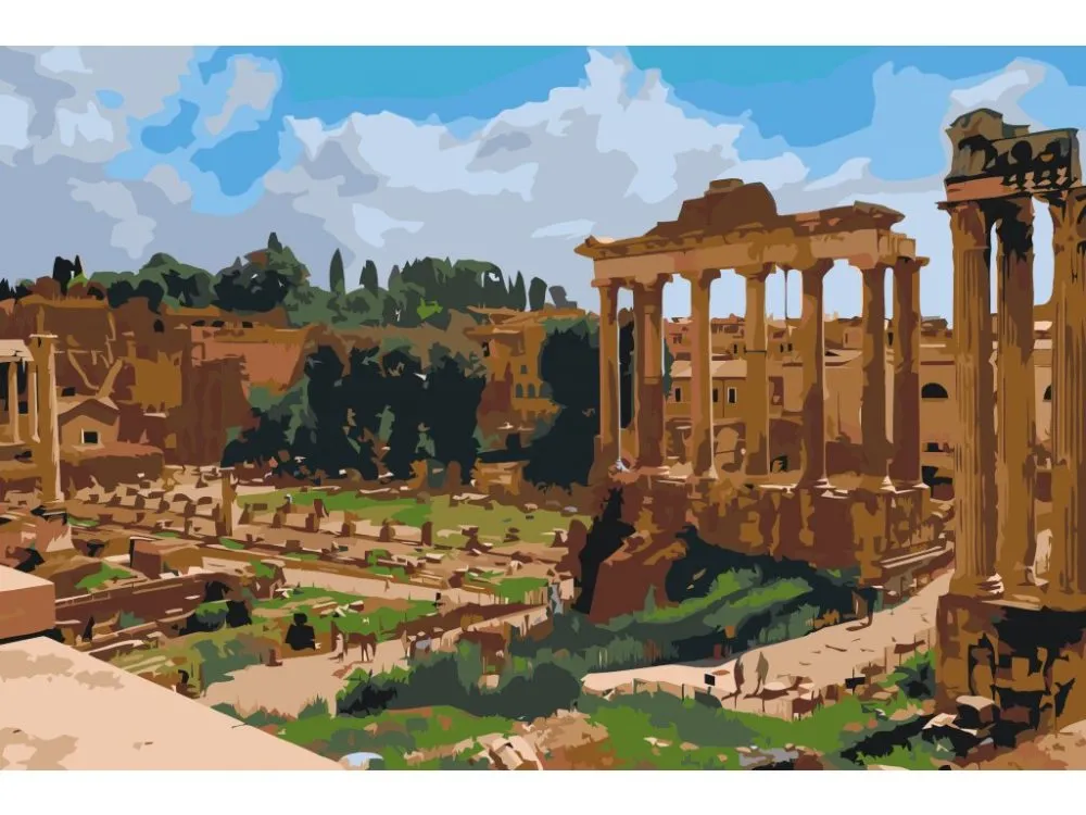 Pintar por números Foro Romano, Roma – foto 2