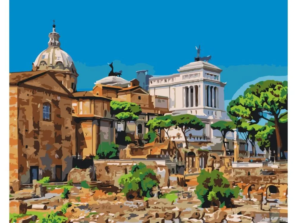 Pintar por números Foro Romano, Roma 2 – foto 2