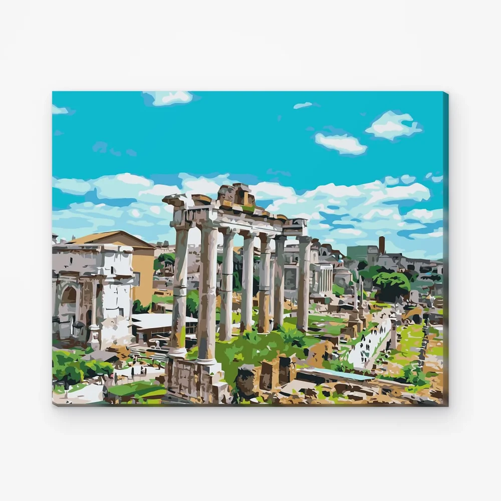 Pintar por Números - Foro Romano, Roma 3