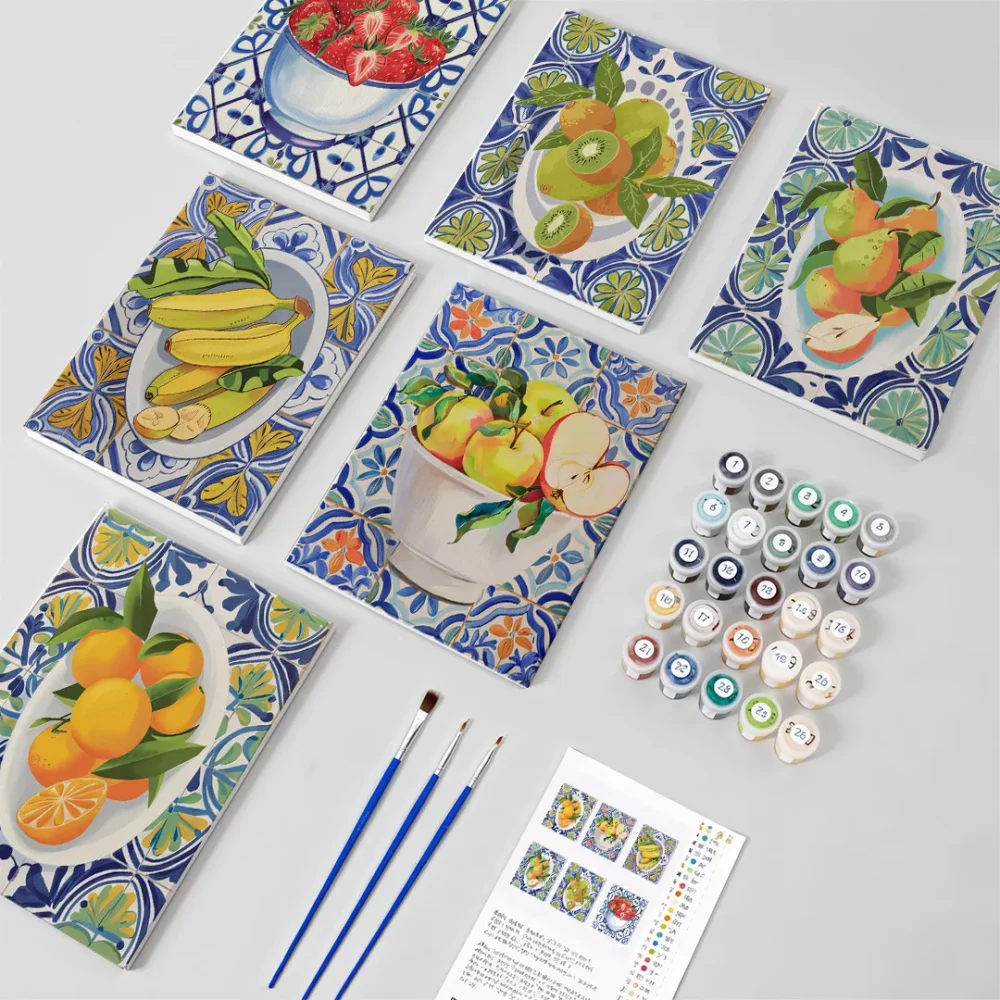 Pintar por números Frutas y azulejos – foto 10