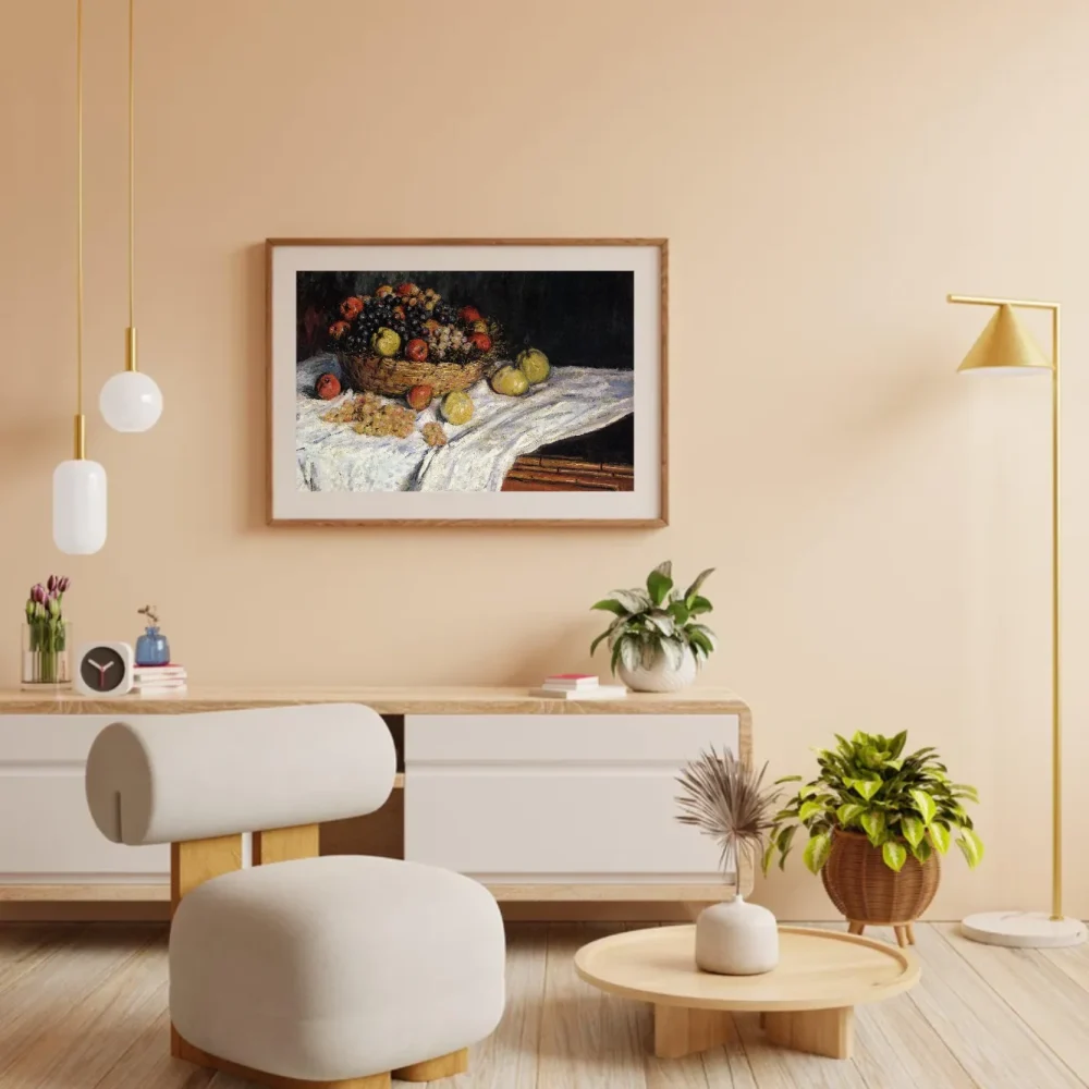 Pintar por números Frutero con manzanas y uvas – foto 3