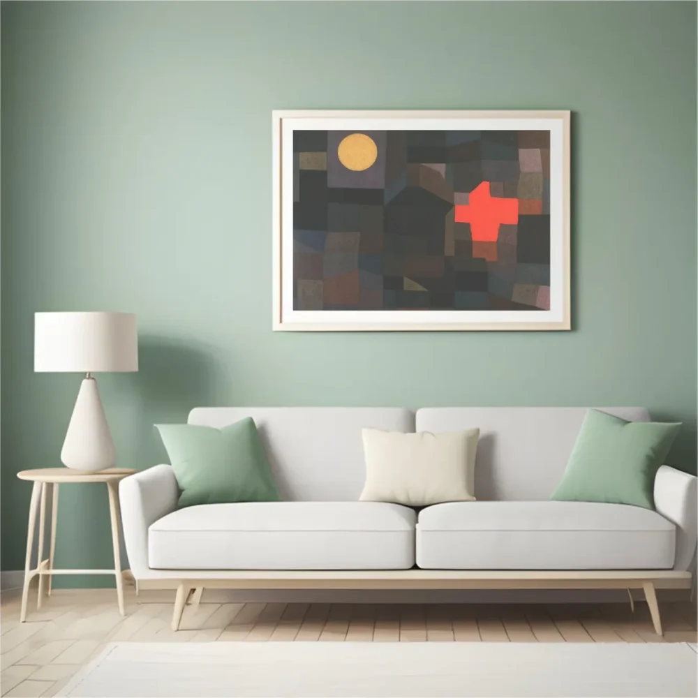 Pintar por números Fuego en luna llena – foto 4