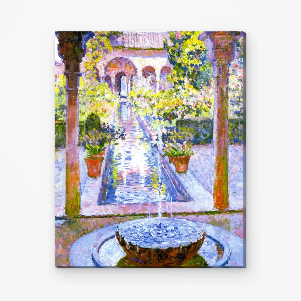 Pintar por Números - Fuente del Generalife en Granada