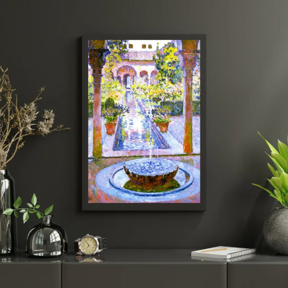 Pintar por números Fuente del Generalife en Granada – foto 3