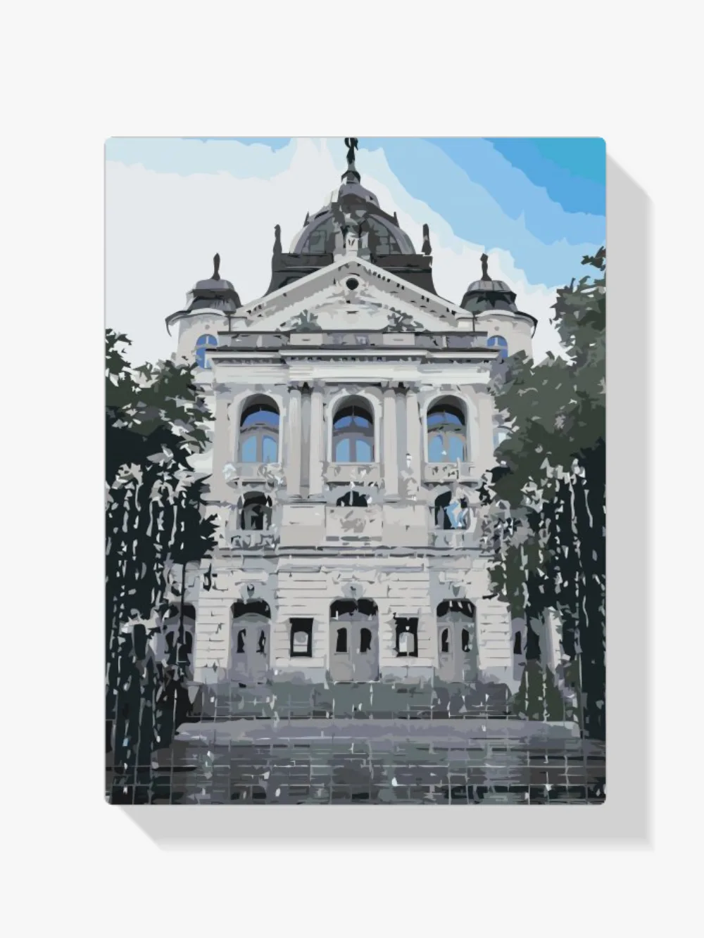 Pintar por números Fuente musical de Košice
