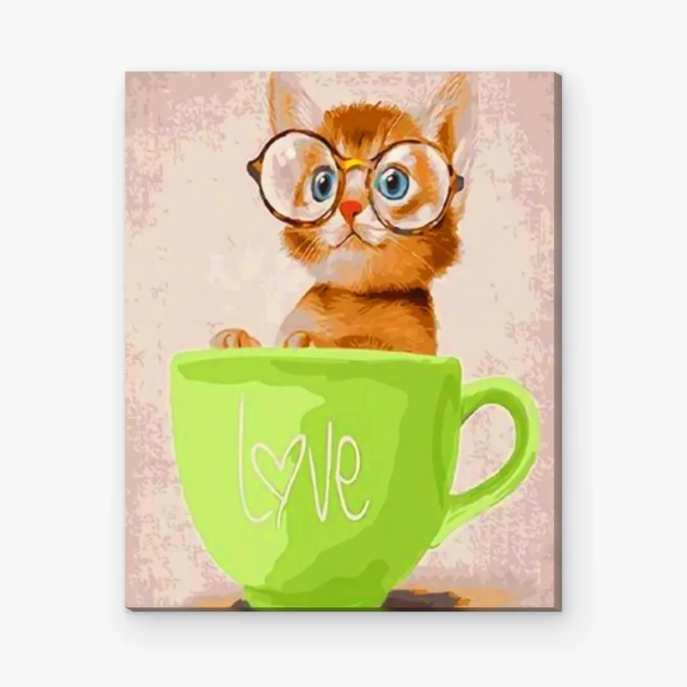 Pintar por Números - Gatito pop-up