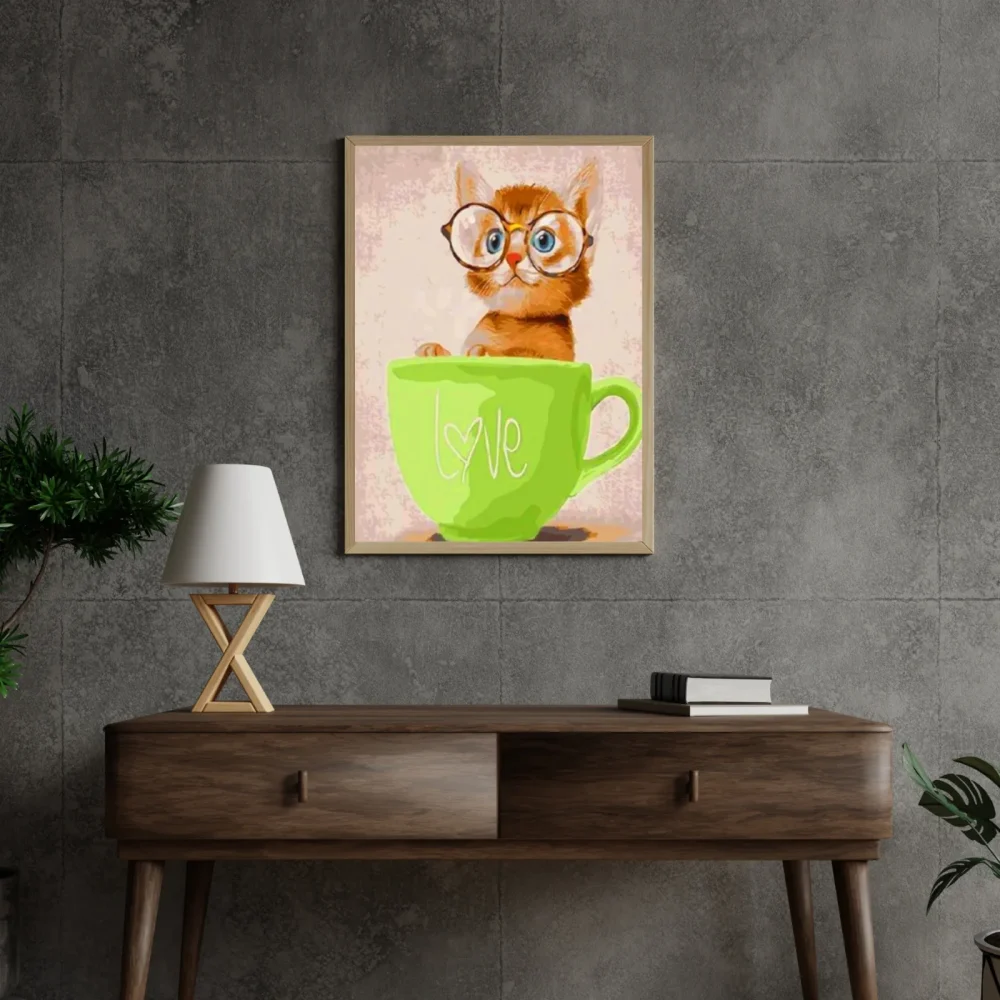 Pintar por números Gatito pop-up – foto 4