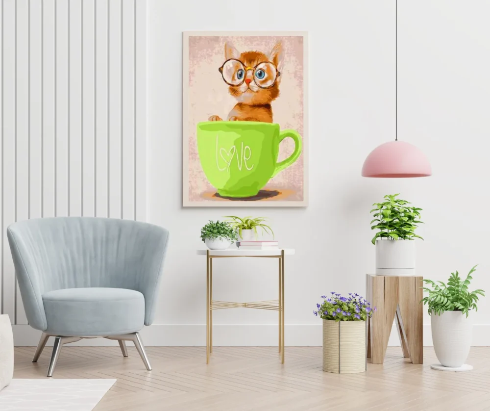 Pintar por números Gatito pop-up – foto 5