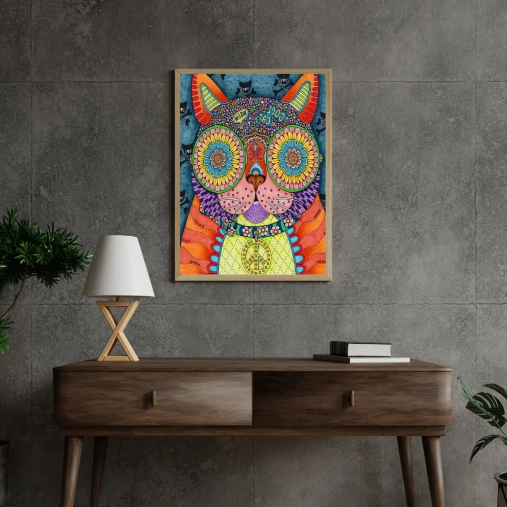 Pintar por números Gato funky – foto 4
