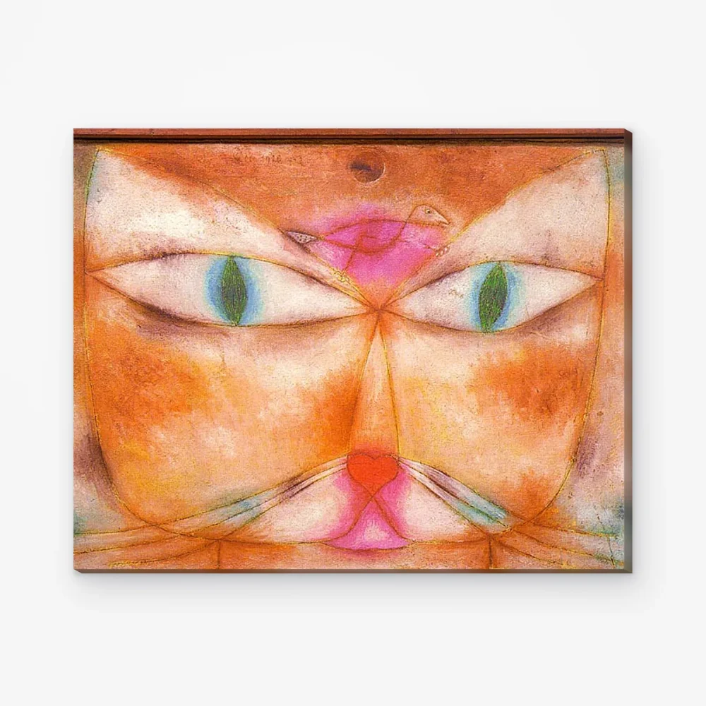 Pintar por Números - Gato y pájaro - Paul Klee