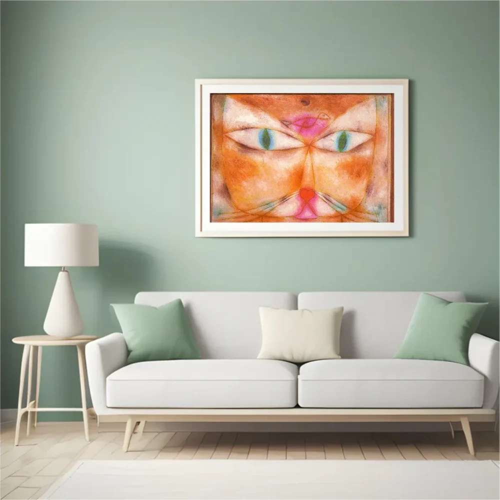 Pintar por números Gato y pájaro - Paul Klee – foto 4