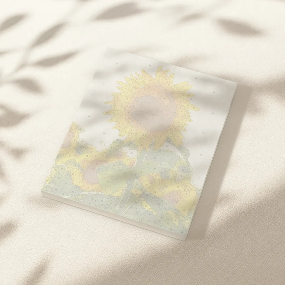 Pintar por Números - Girasol en el campo