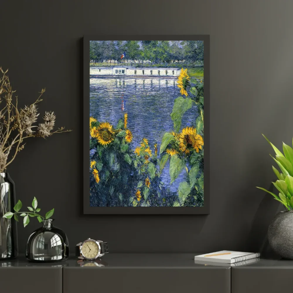 Pintar por números Girasoles a orillas del Sena – foto 3
