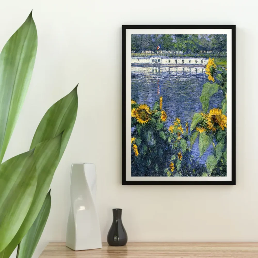 Pintar por números Girasoles a orillas del Sena – foto 4