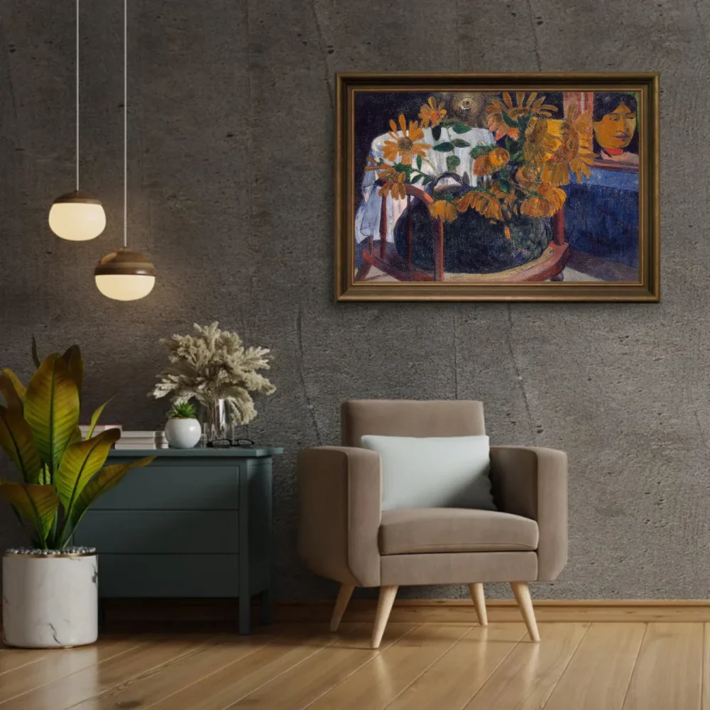Pintar por números Girasoles - Paul Gauguin – foto 2