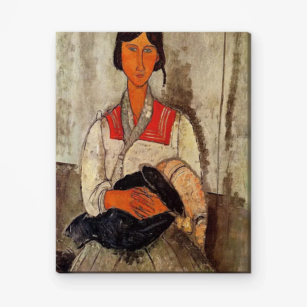 Pintar por Números - Gitana con bebé