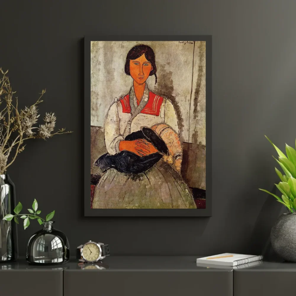 Pintar por números Gitana con bebé – foto 3