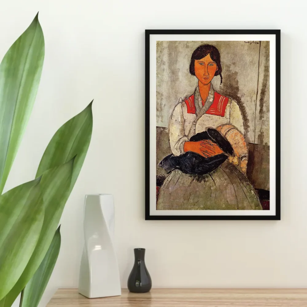 Pintar por números Gitana con bebé – foto 4