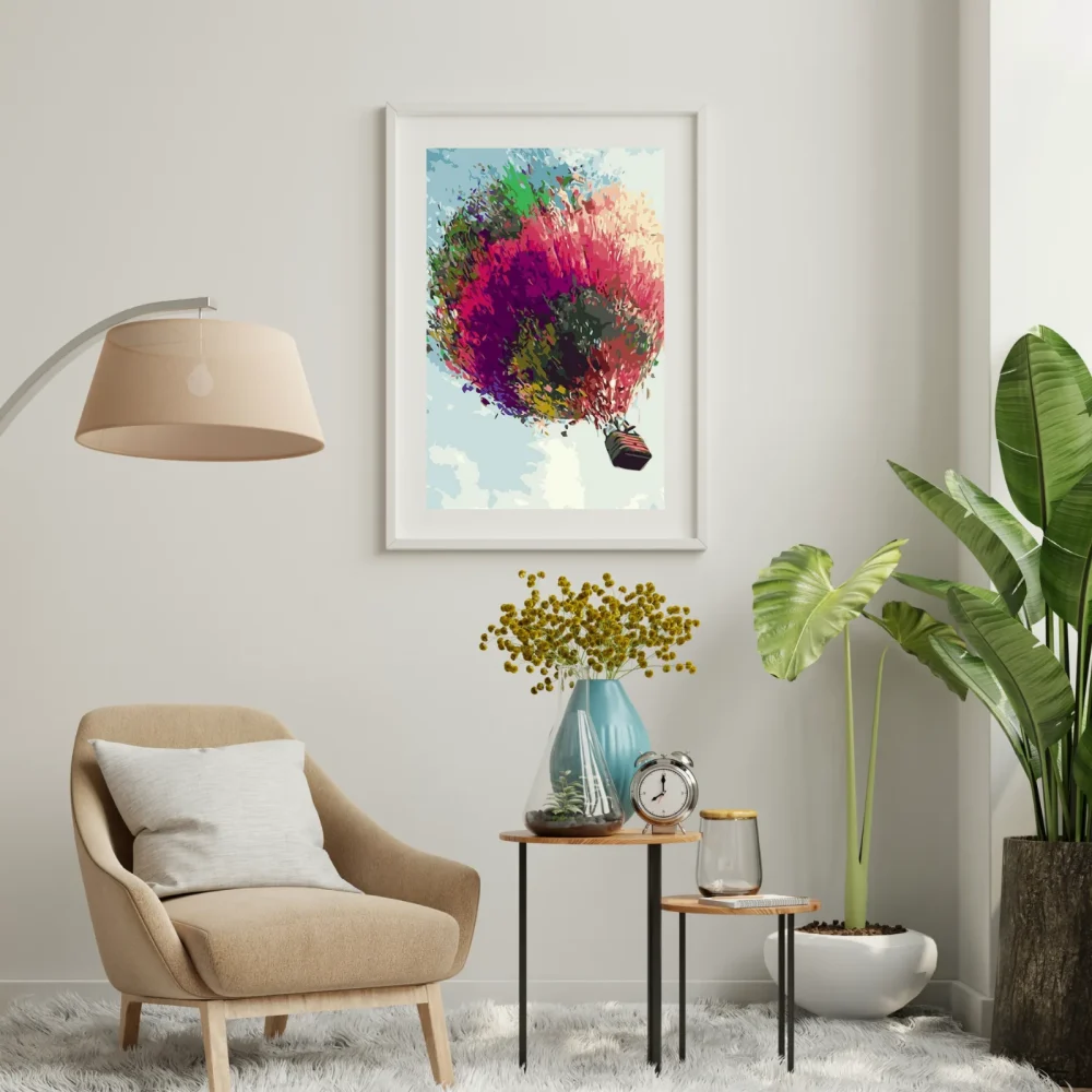 Pintar por números Globo aerostático - Nueva colección – foto 3