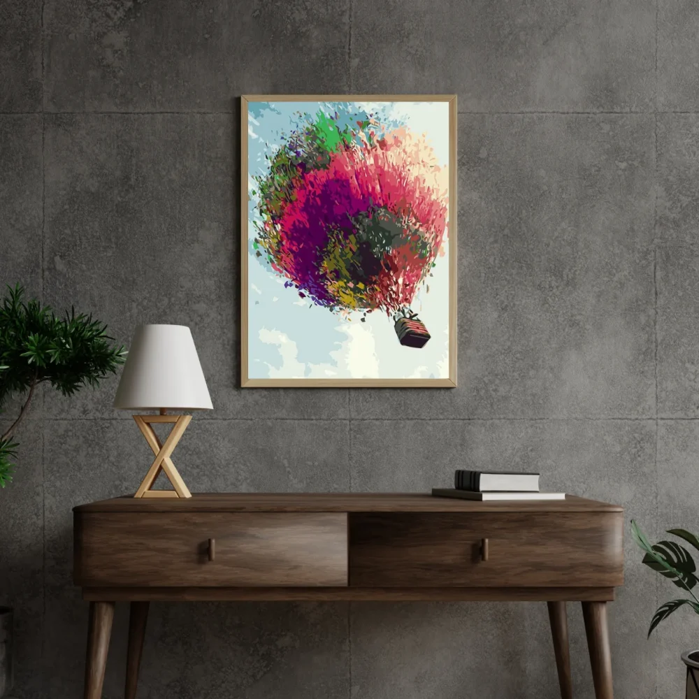 Pintar por números Globo aerostático - Nueva colección – foto 4