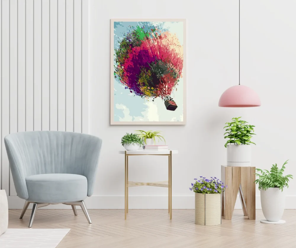Pintar por números Globo aerostático - Nueva colección – foto 5
