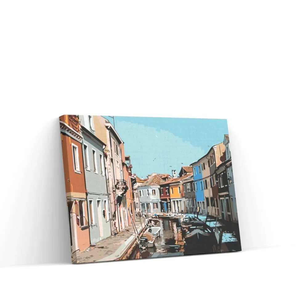 Pintar por números Góndolas venecianas