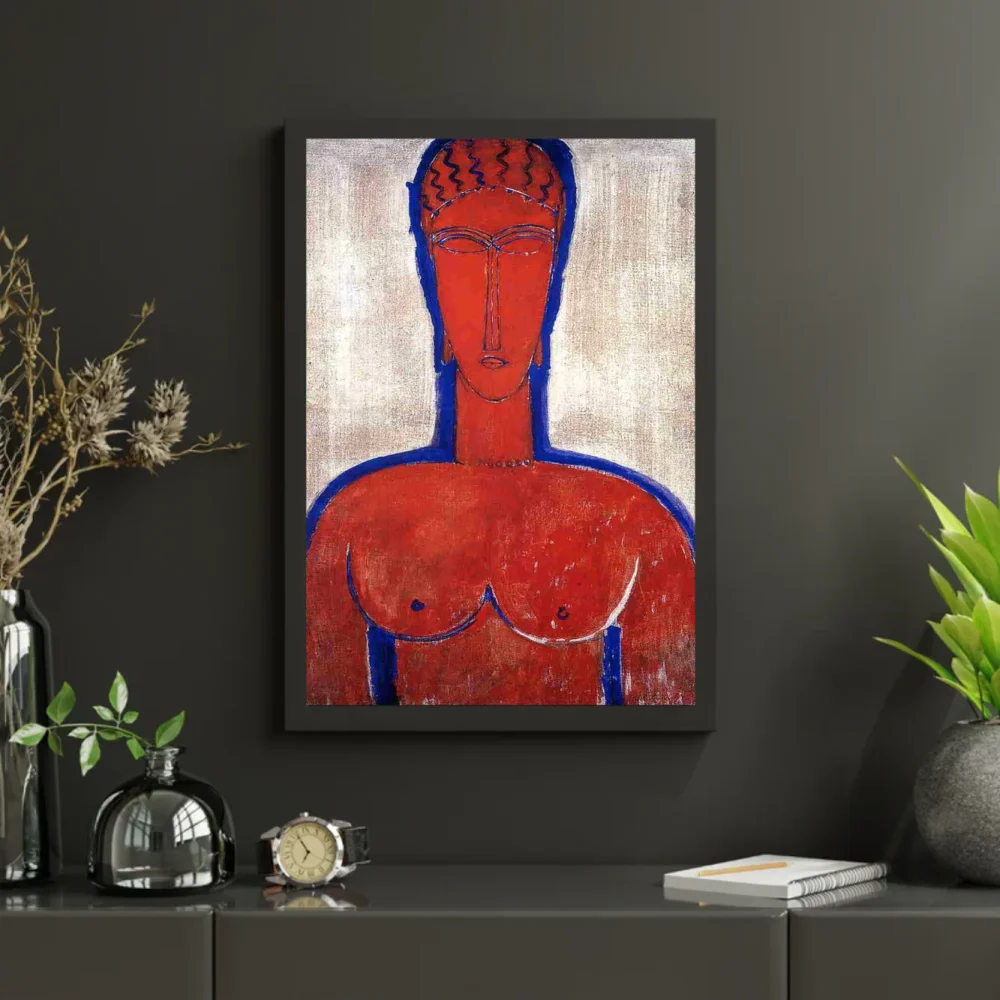 Pintar por números Gran busto rojo – foto 3