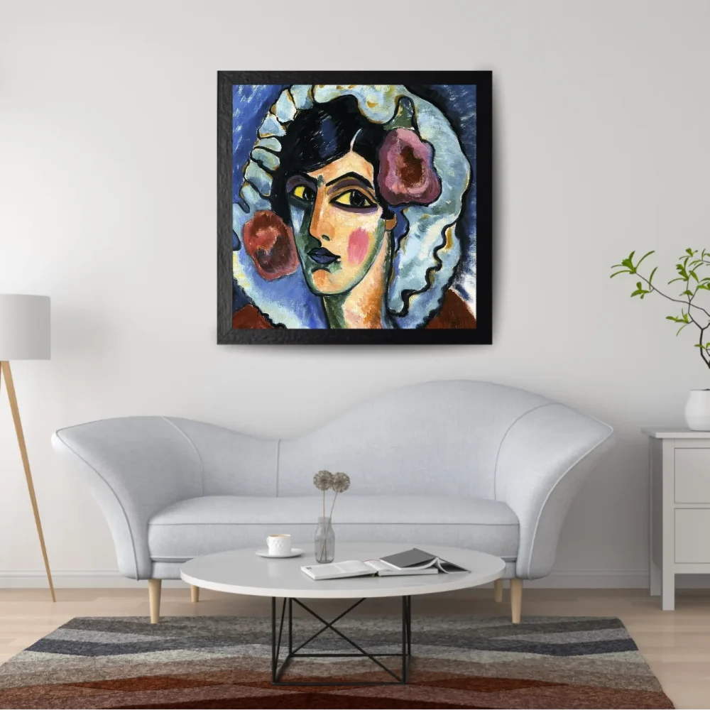 Pintar por números Gran cabeza de mujer – foto 2