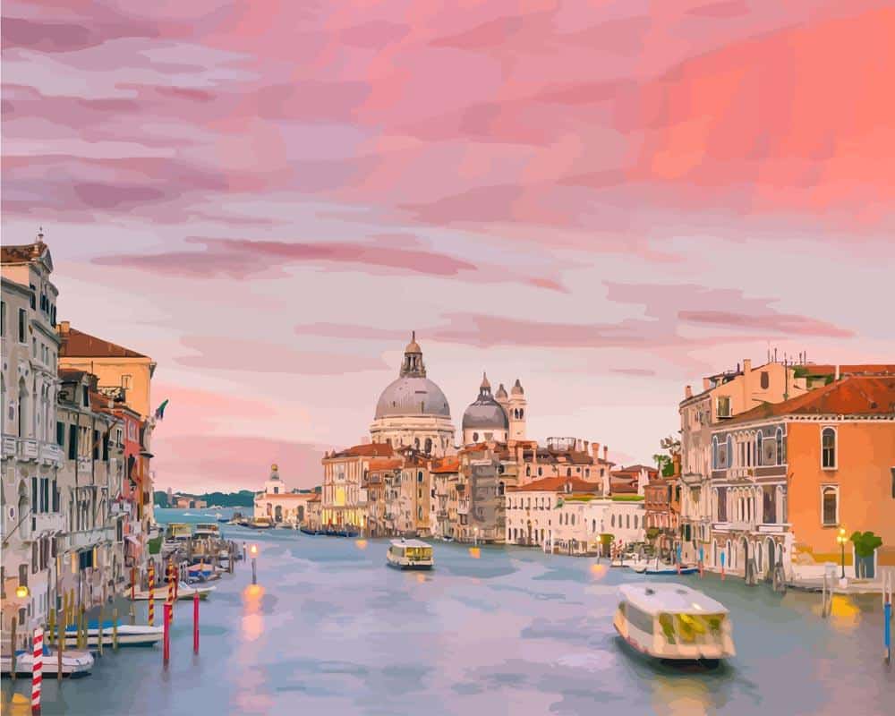 Pintar por números Gran Canal de Venecia – foto 2