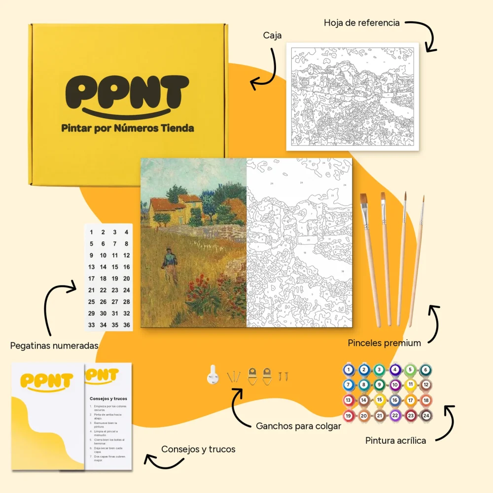 Pintar por Números - Granja en la Provenza