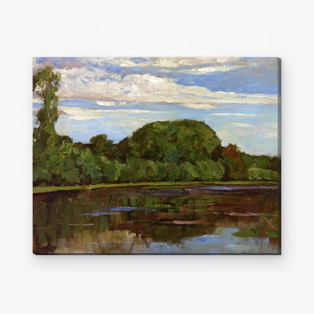 Pintar por Números - Granja Geinrust con árbol solitario