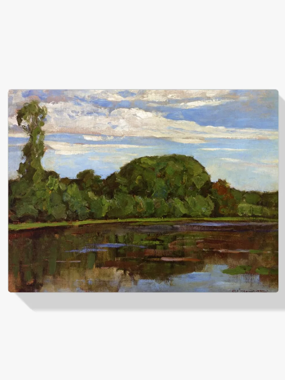 Pintar por números Granja Geinrust con árbol solitario