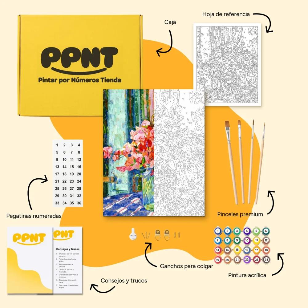 Pintar por Números - Guisantes de olor