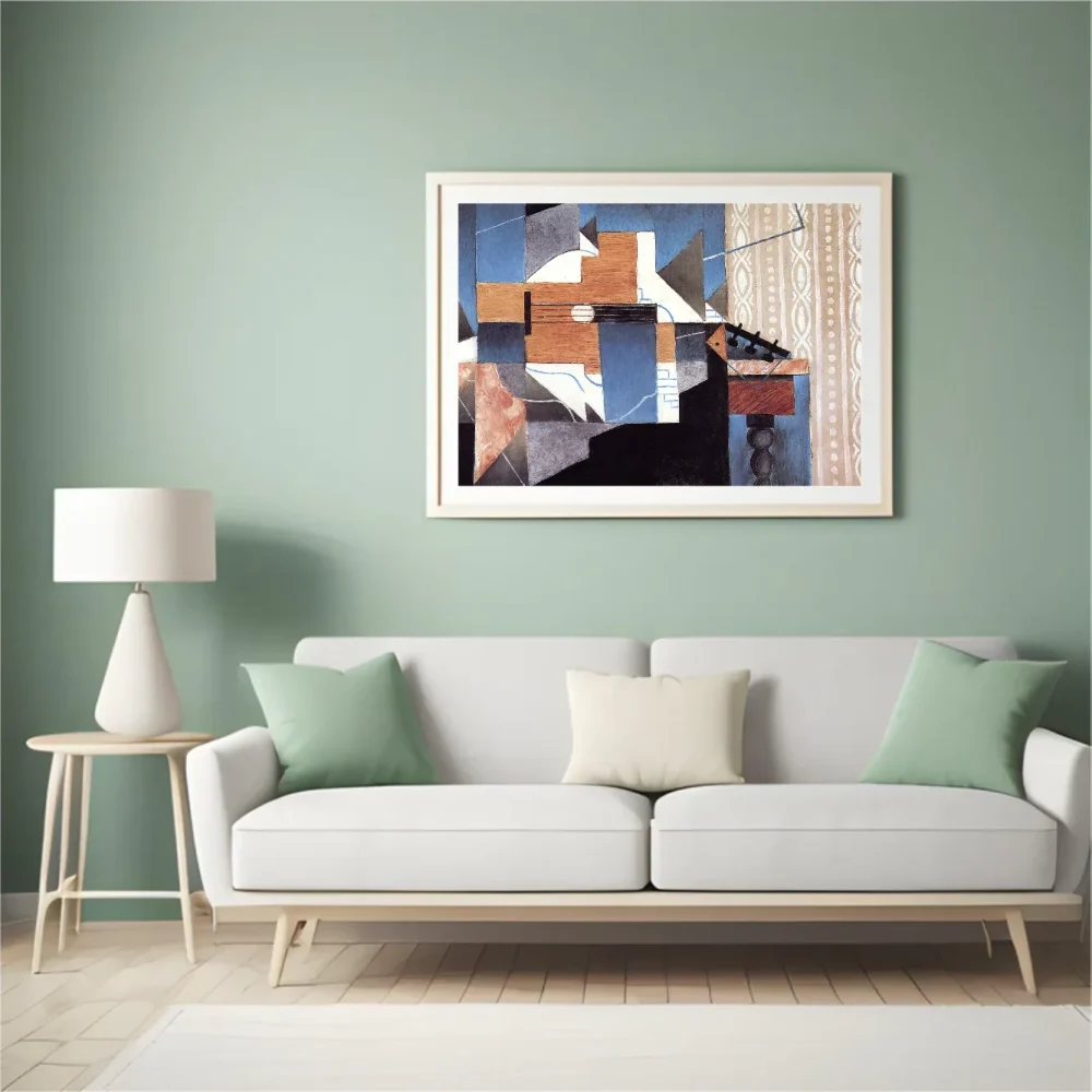 Pintar por números Guitarra sobre la mesa – foto 4