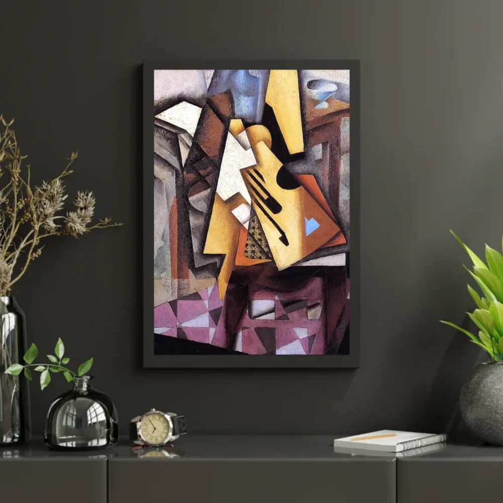 Pintar por números Guitarra sobre una silla – foto 3