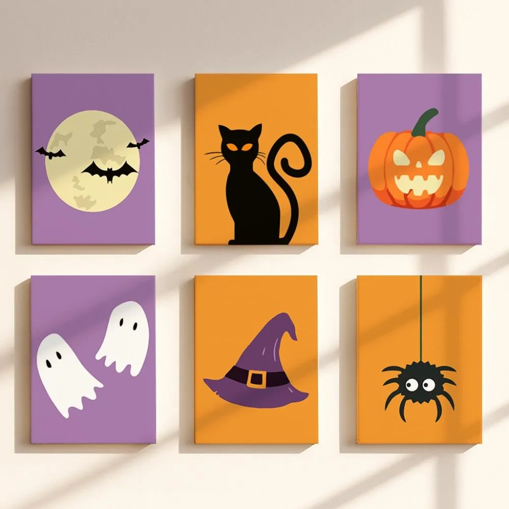 Pintar por números Halloween de miedo