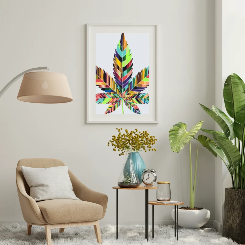 Pintar por números Hoja de cannabis – foto 3