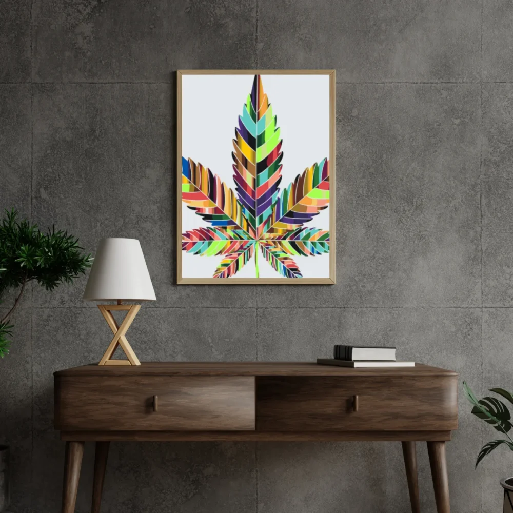 Pintar por números Hoja de cannabis – foto 4