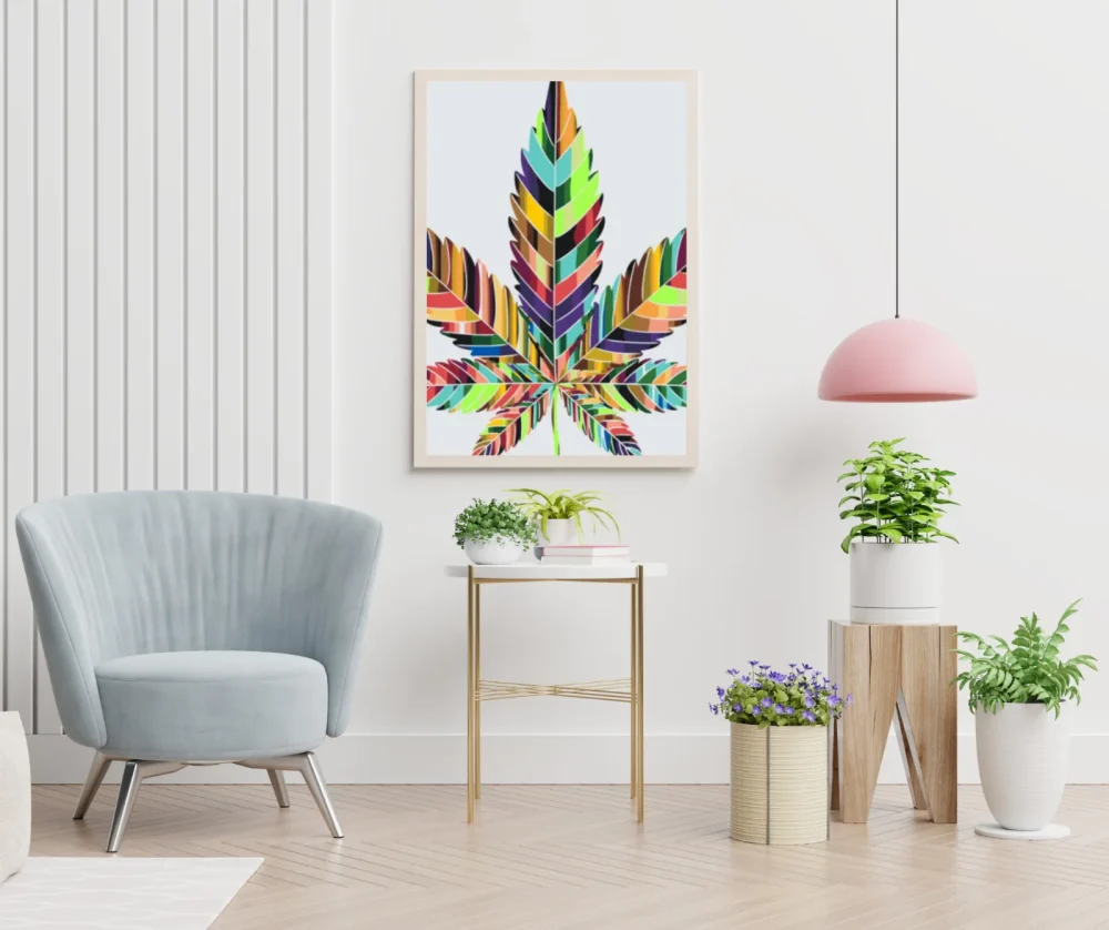 Pintar por números Hoja de cannabis – foto 5