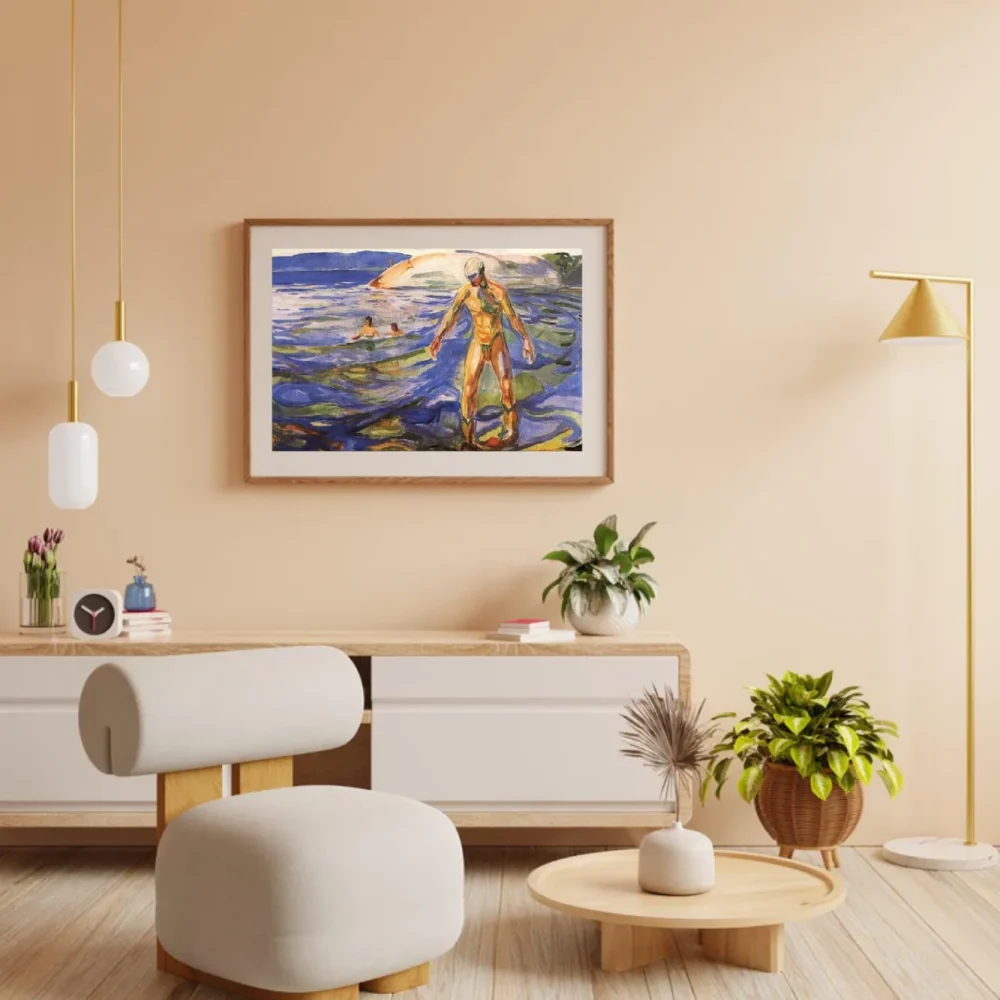 Pintar por números Hombre bañándose – foto 3