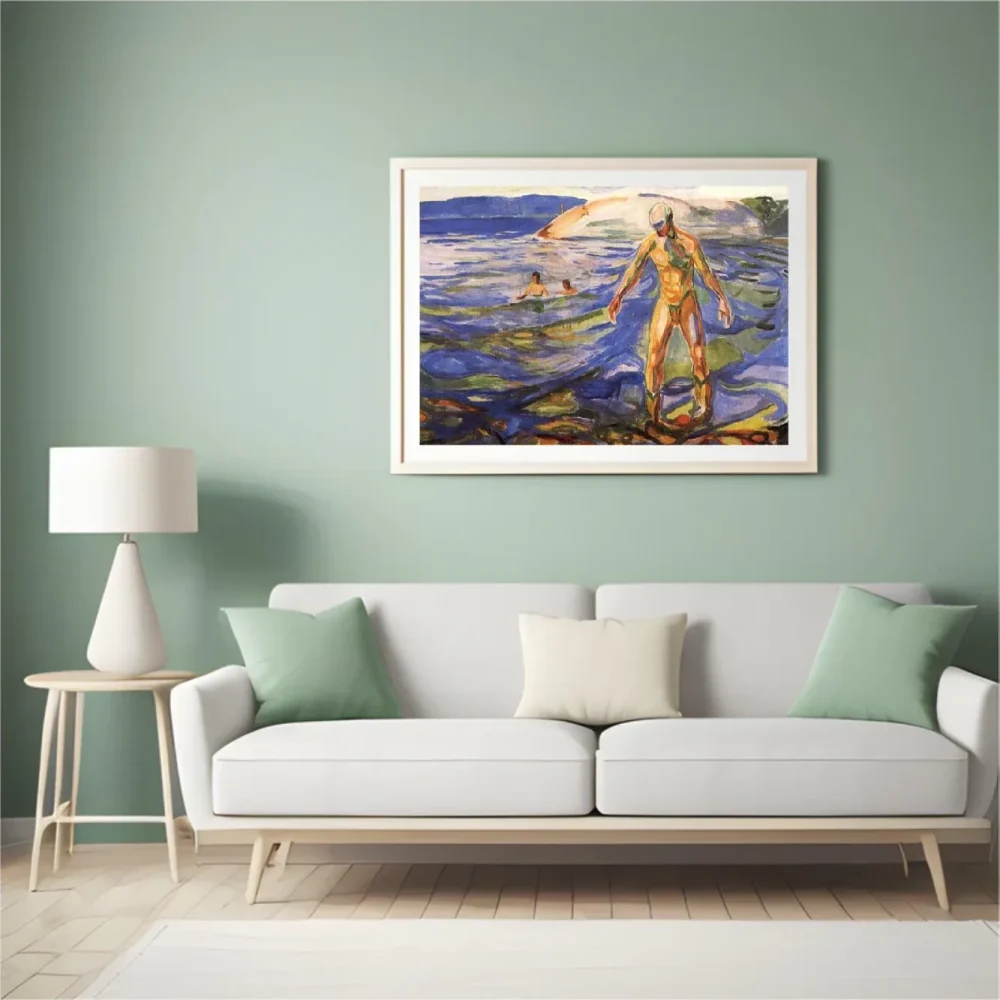 Pintar por números Hombre bañándose – foto 4