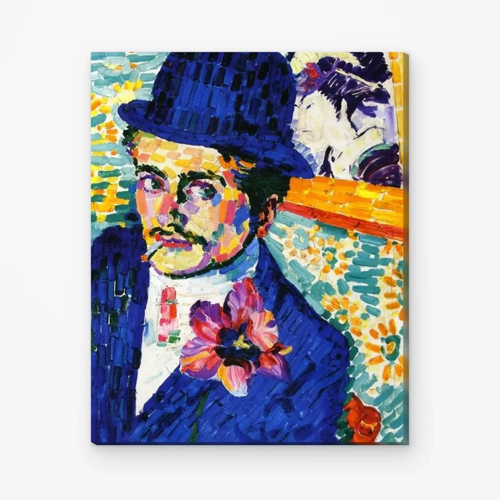 Pintar por Números - Hombre con un tulipán