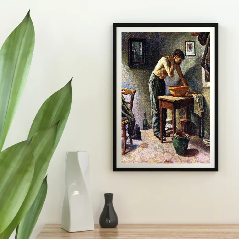 Pintar por números Hombre lavándose – foto 4